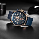 Relógio multifuncional masculino de quartzo