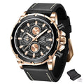 Relógio multifuncional masculino de quartzo